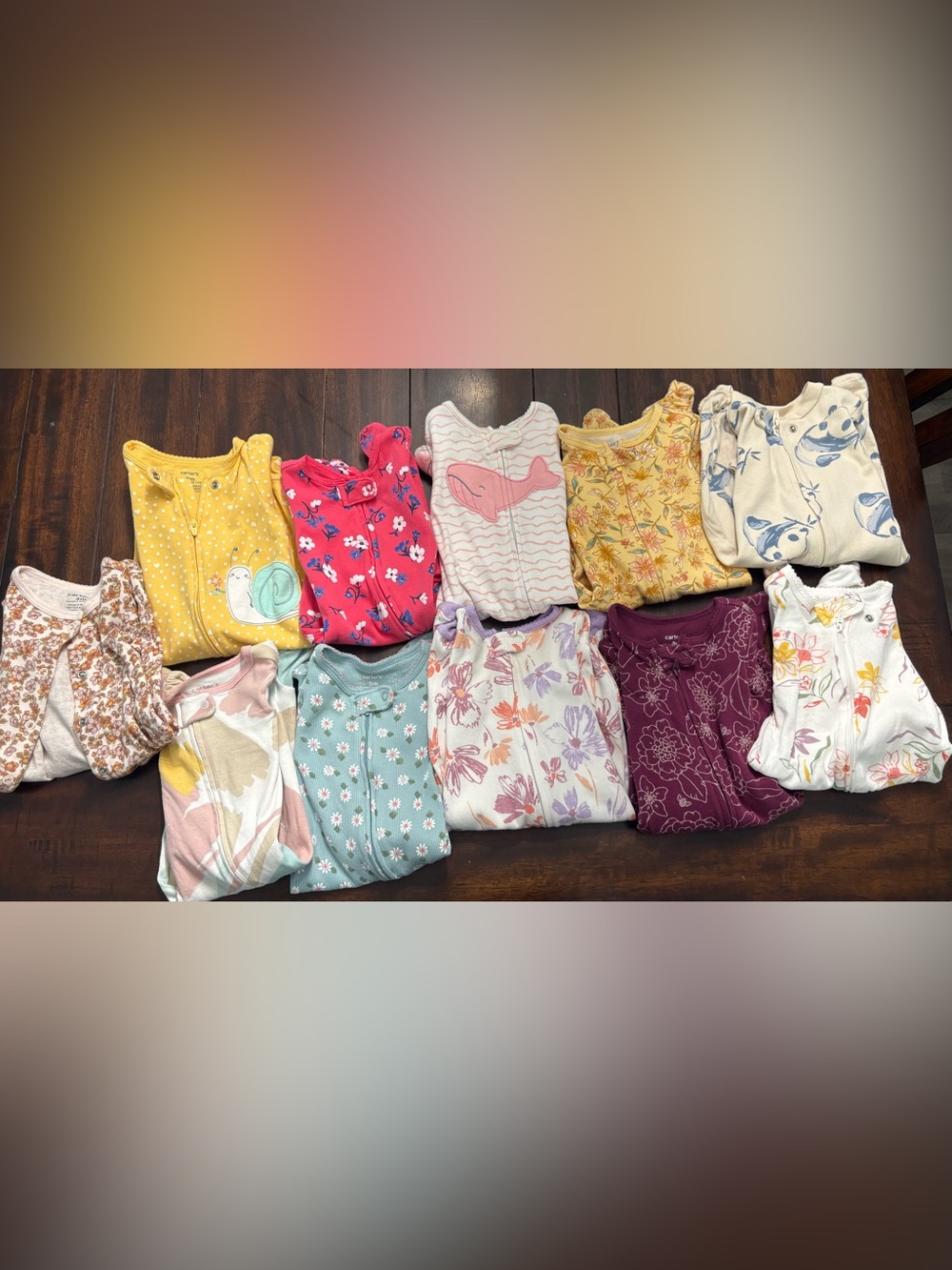 Multiple Carter’s Footed Pajamas